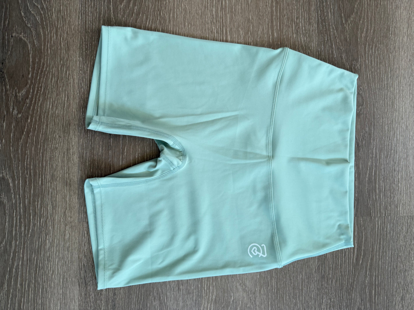 Mint Regular Biker Shorts